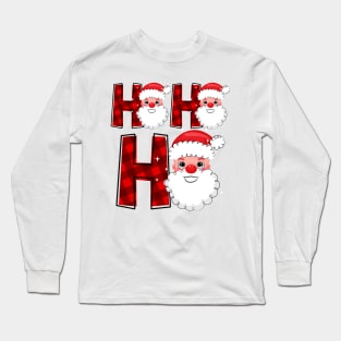 ho ho ho santa christmas Long Sleeve T-Shirt